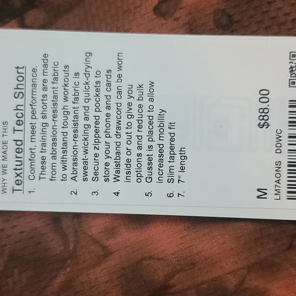 Textured tech short ## - Picture 2 of 6